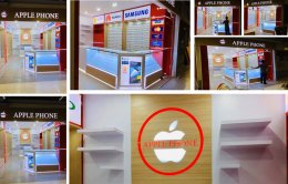 Design, manufacture and installation of stores: Apple Phone @ Big C Store, Kamphaeng Phet